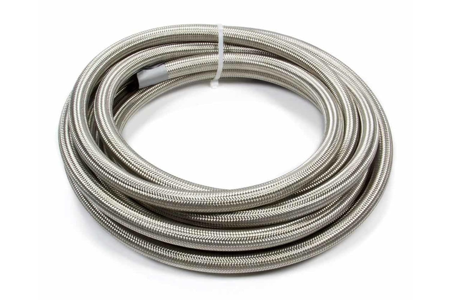 FRAGOLA #12 Stainless Steel Braided Hose 20ft - High Pressure Fuel Line for Automotive, Marine & Industrial Applications