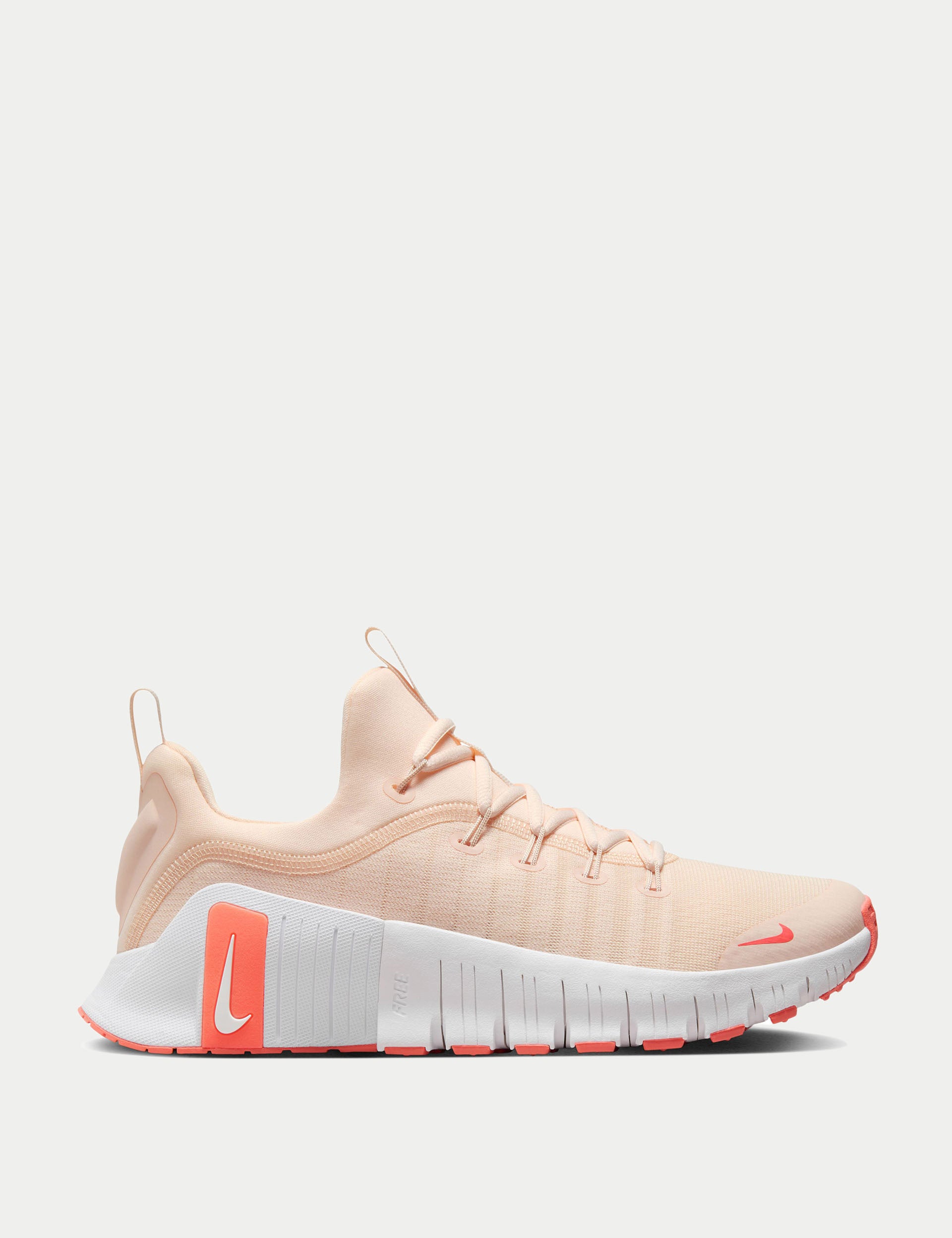 Nike Free Metcon 6 Training Shoes - Guava Ice/White/Light Wild Mango Colorway | CrossFit, Gym & Workout Shoes for Men & Women | Perfect for Weightlifting, HIIT & Functional Training