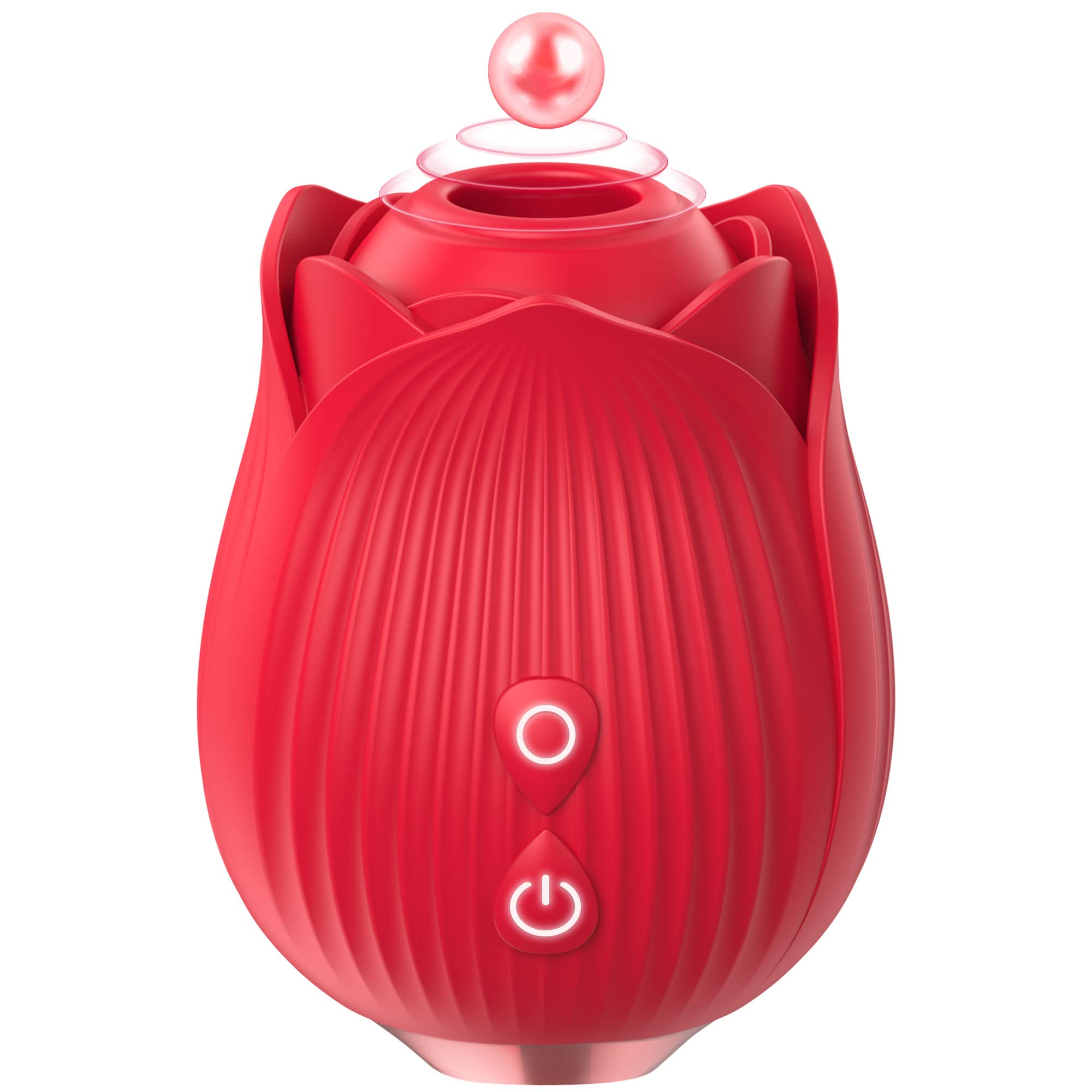 KERERO Rose Sex Toy for Women - 10 Vibration Modes Clitoral Stimulator, Adult Pleasure Toy for Her, Romantic Gift for Couples - Perfect for Solo Play & Intimate Moments