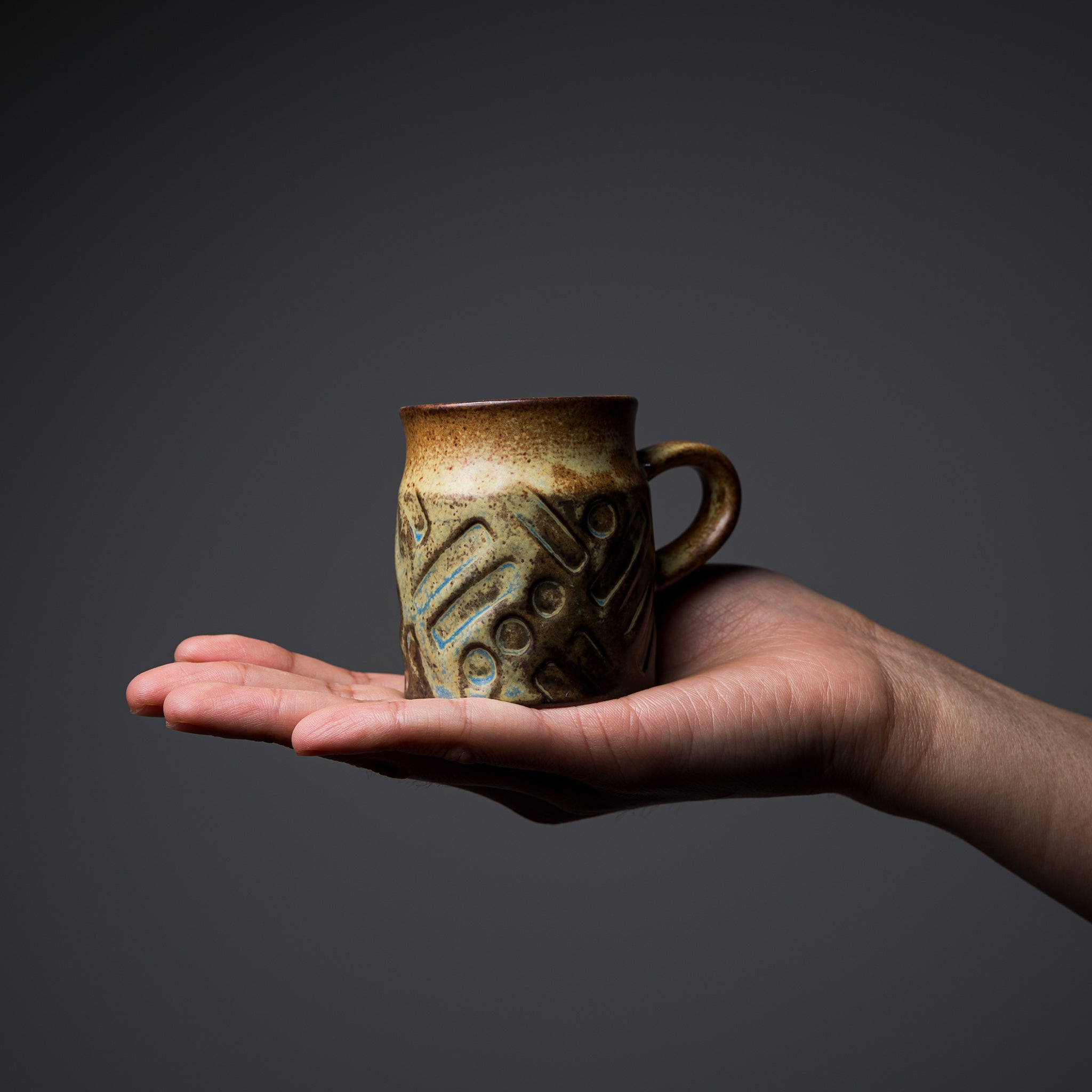 Seto Ware KASHIWA Japanese Espresso Mug Cup - 75ml Ceramic Coffee Cup for Home, Office & Cafe Use - Perfect for Espresso, Cappuccino & Latte