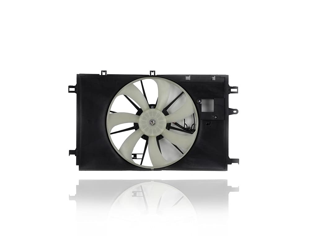 Toyota C-HR Engine Cooling Fan Assembly 2018-2022 - Direct Fit Replacement Part CH4050104 (163630T210) for Japan/Turkey Models - Perfect for Overheating Prevention & Summer Driving
