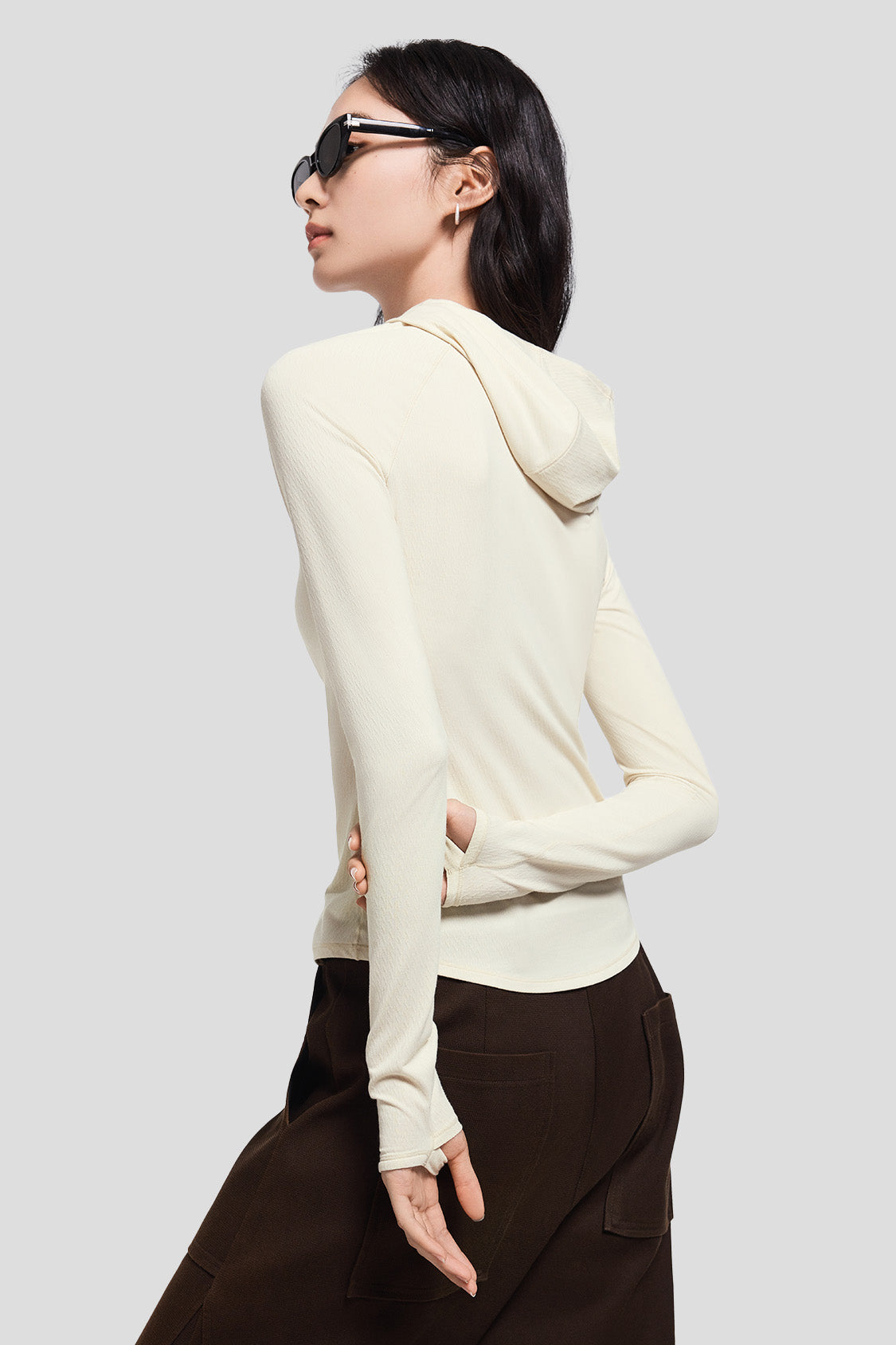 SunEase UPF50+ Women's Sun Protection Base Layer - Long Sleeve UV Shirt for Hiking, Running & Outdoor Activities