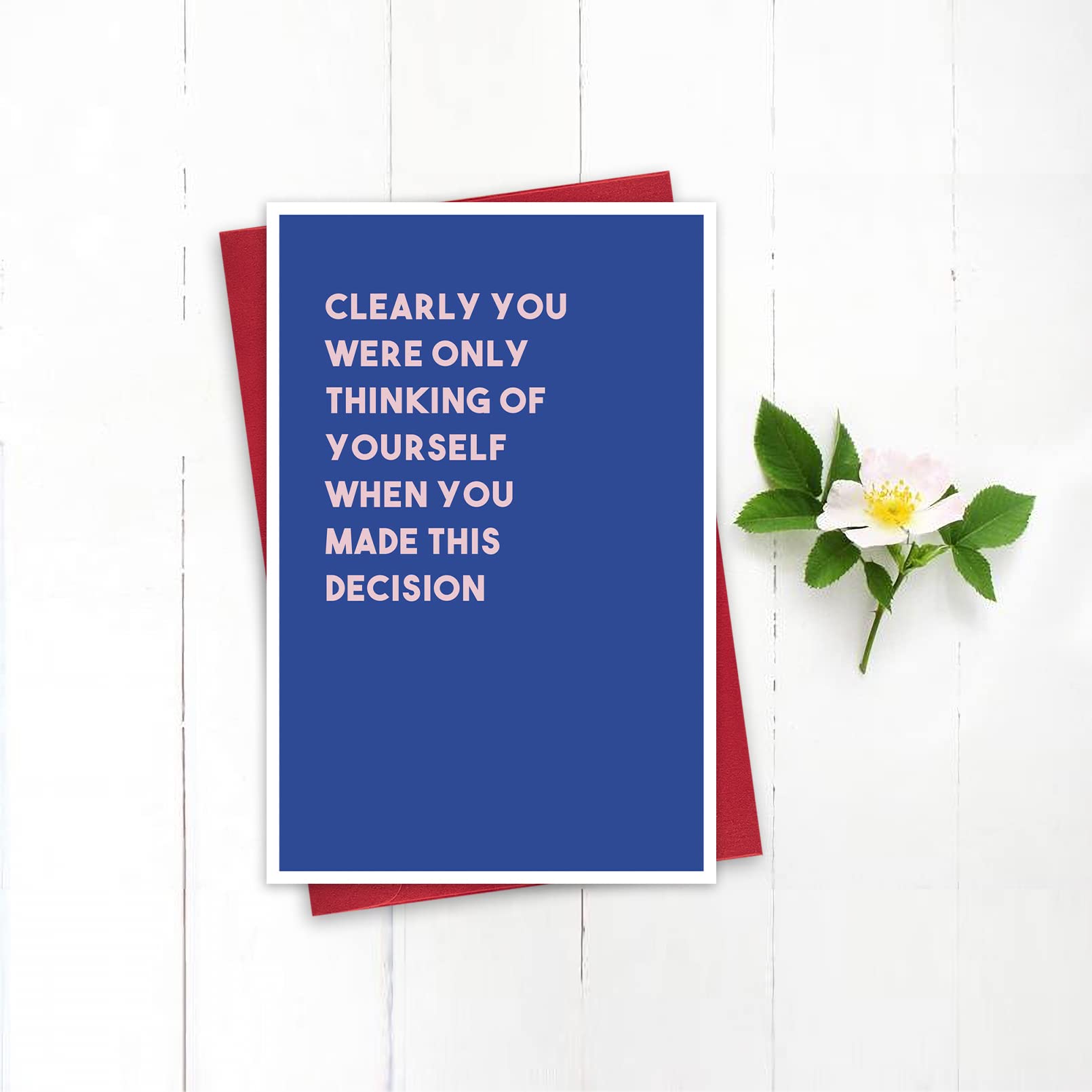 Funny New Job Greeting Card - Sarcastic Coworker Going Away Card - Humorous Office Farewell Card for Colleagues - Perfect for Retirement, Resignation & Career Changes - Workplace Humor Gift Idea