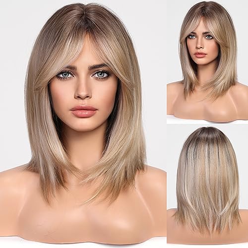 Ombre Brown to Ash Blonde