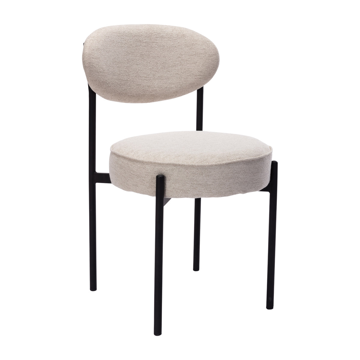 Ava Fabric Dining Chair - Modern Upholstered Seat for Kitchen, Dining Room & Office - Comfortable & Stylish Home Furniture