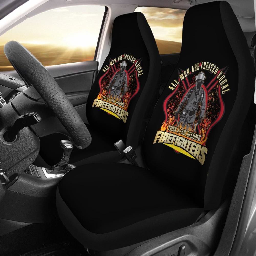 Firefighter-Themed Car Seat Covers for Men - Durable & Stylish Auto Accessories | Perfect for First Responders, Fire Dept Gifts & Patriotic Drivers