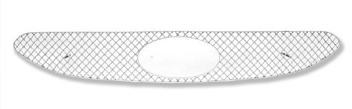APS Hyundai Accent 2012-2013 Main Upper Chrome Mesh Front Grill Grille Insert S18-S4496XY - Replacement for Damaged Grille, Enhances Vehicle Appearance - Perfect for Car Upgrades & Customization