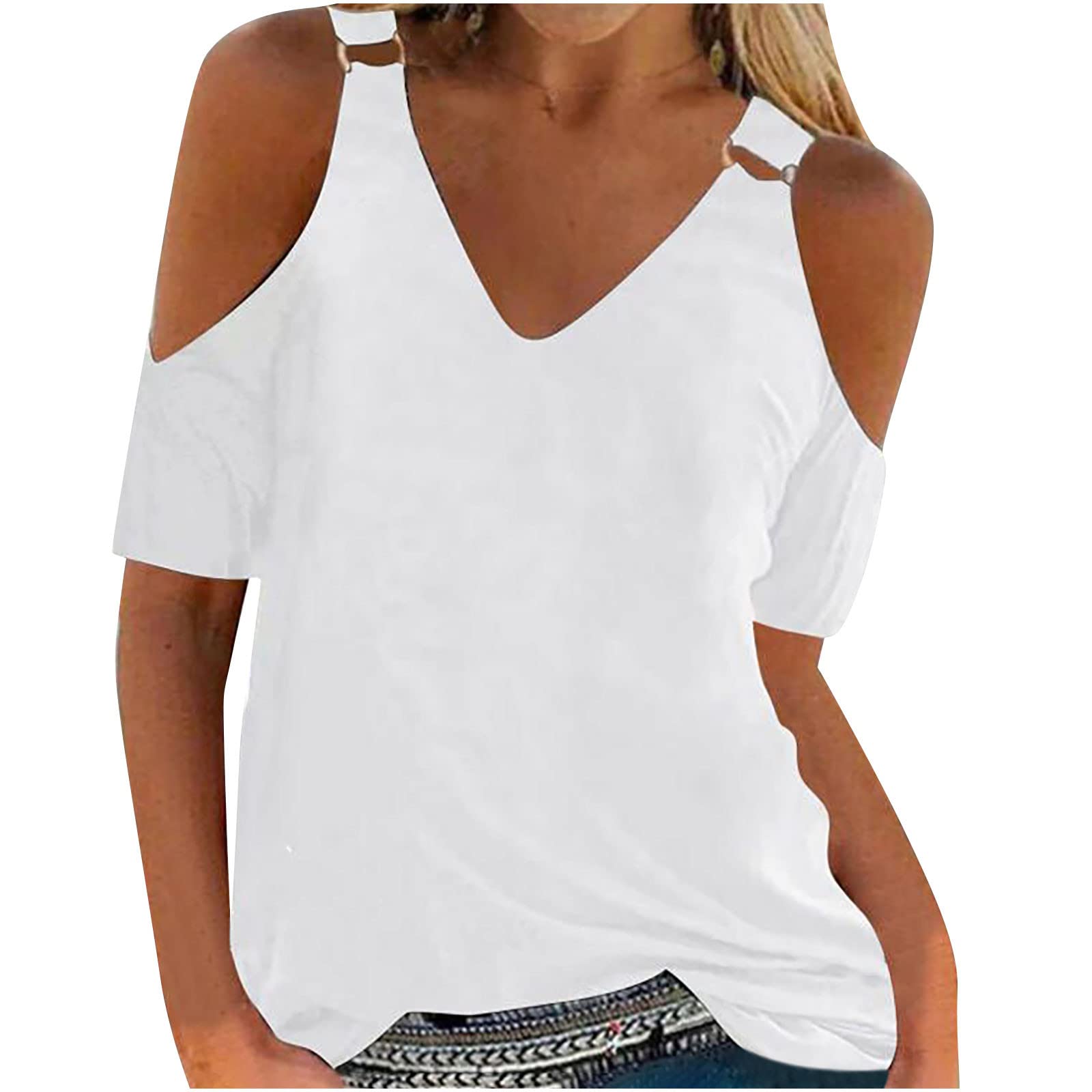Women's Casual T-Shirts - Summer Cute Printed Tee, Loose Fit Plus Size Short Sleeve Blouse, Comfortable Tunic Top for Everyday Wear | Perfect for Beach, Shopping & Date Nights