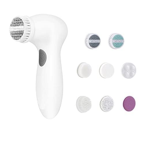 ZEZA Electric Facial Cleansing Brush - Deep Pore Cleaner & Massager for Glowing Skin | Waterproof Face Brush for Daily Skincare Routine, Travel & Spa Use