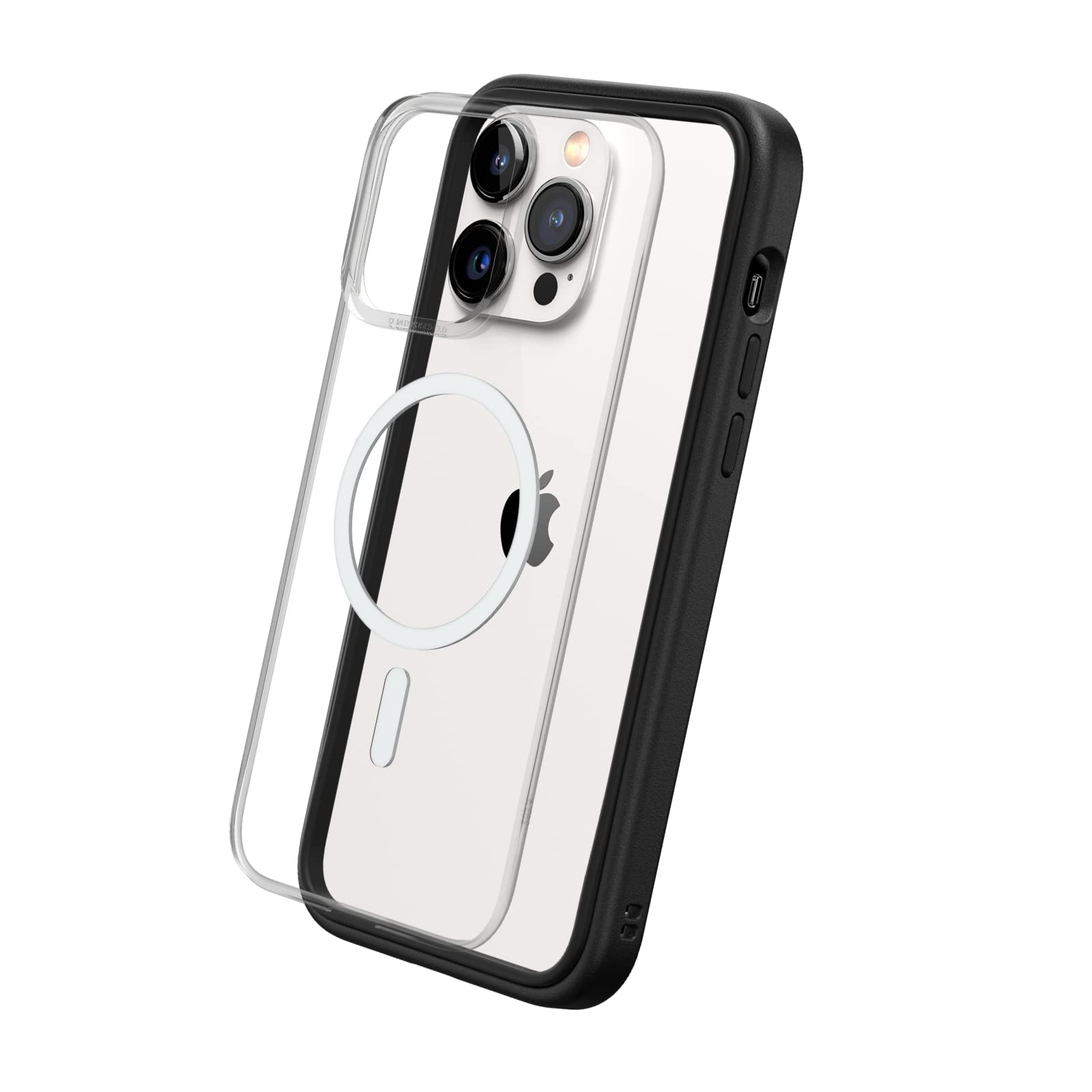 RhinoShield Mod NX Magnetic Case for iPhone 14 Pro Max - Heavy Duty Protective Cover with MagSafe Compatibility, 11ft Drop Protection & Customizable Design (Black) | Perfect for Outdoor Adventures, Work & Daily Protection