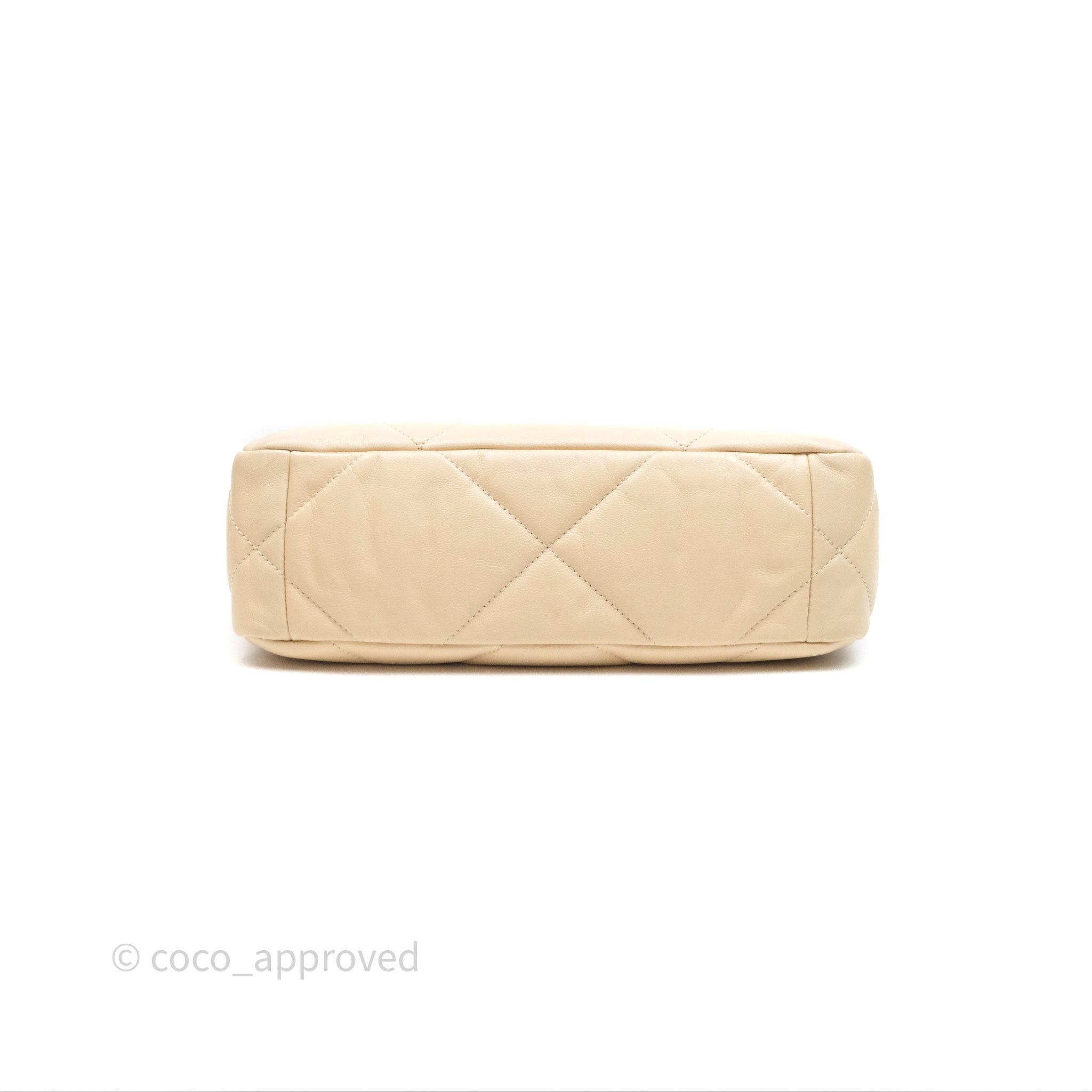 Chanel 19 Small Beige Mixed Hardware Flap Bag - Luxury Designer Handbag for Women | Perfect for Everyday Use, Work & Special Occasions