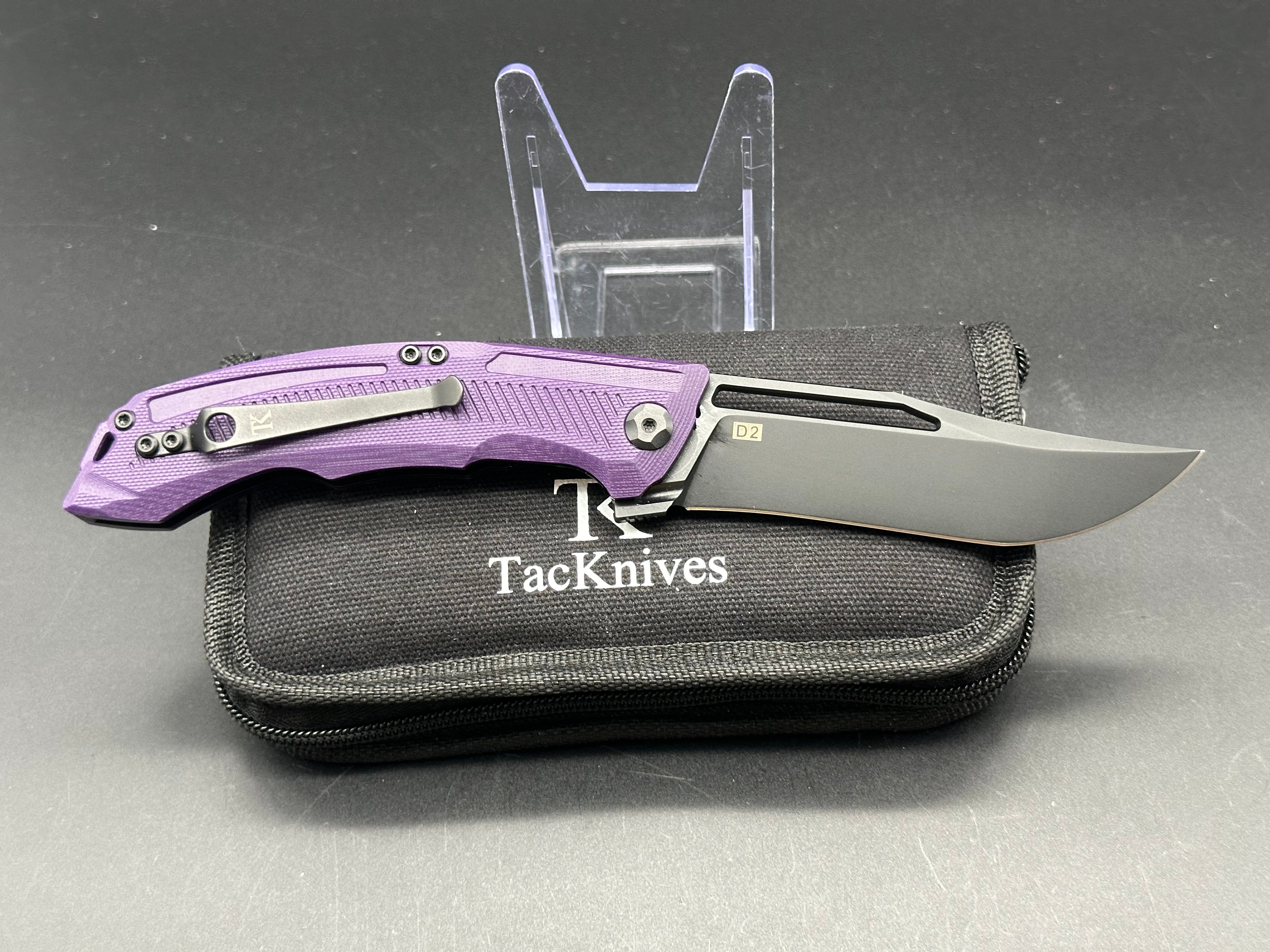TacKnives G10 Chameleons Series Folding Pocket Knife - Servo P Lock EDC Knife for Camping, Hiking, Survival & Outdoor Activities