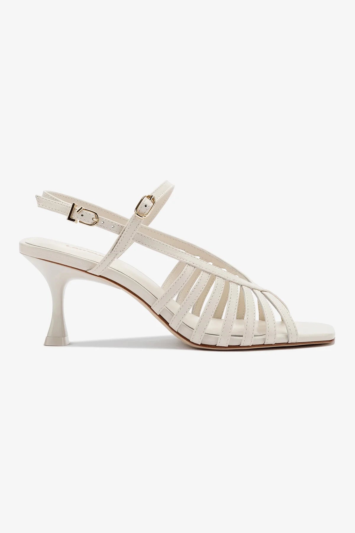 Leandra Ivory Leather Sandals for Women - Comfortable & Stylish Summer Casual Shoes for Beach, Walking, and Outdoor Activities