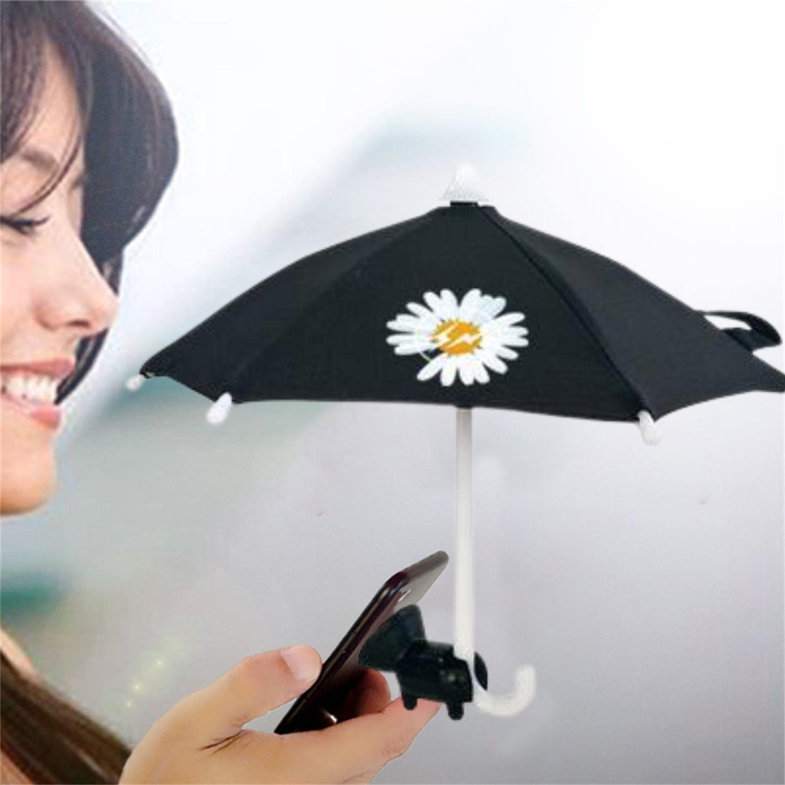 Phone Sun Shade Holder with Suction Cup - Adjustable Sun Visor Stand for Cell Phones | Perfect for Outdoor Activities, Beach, Driving & Desktop Use