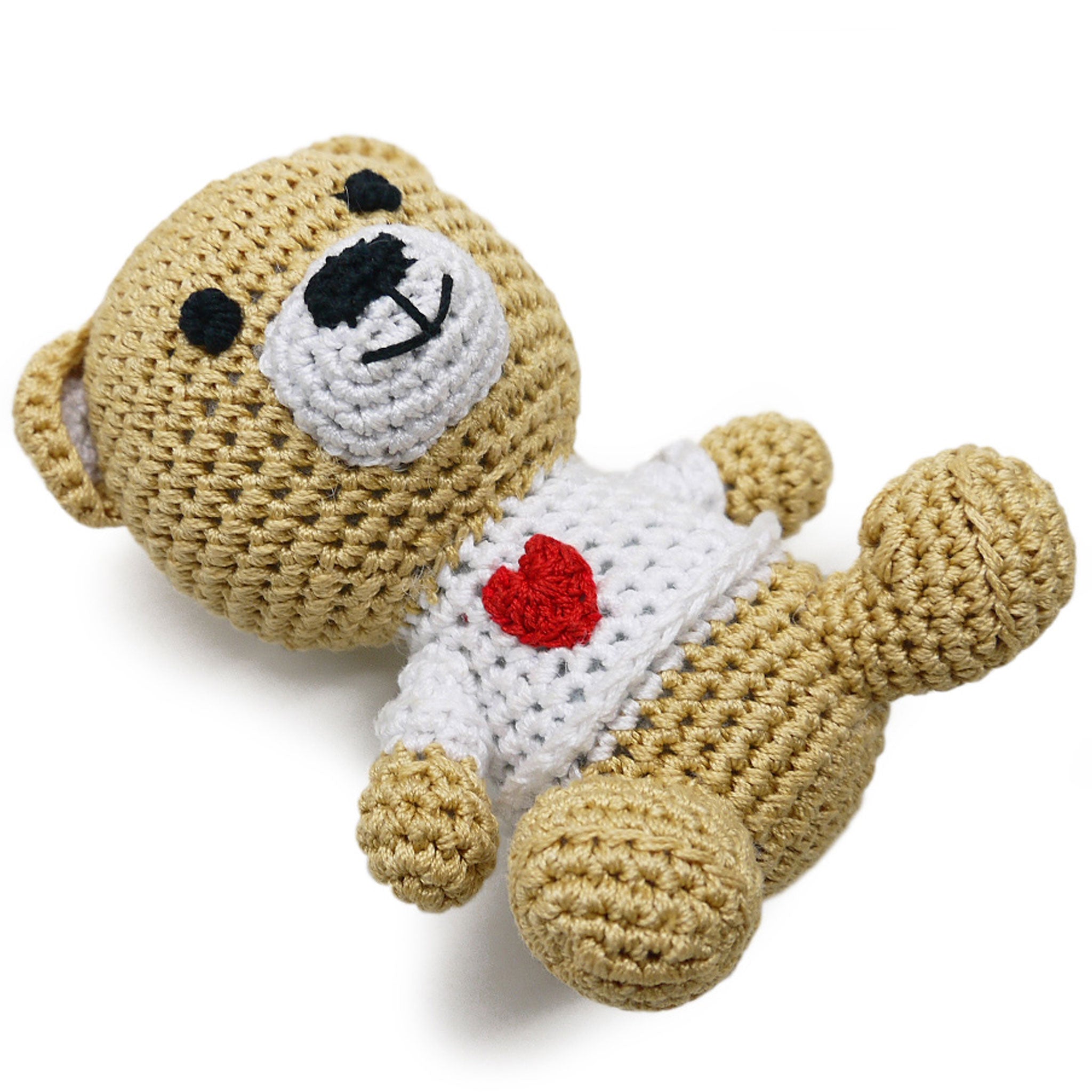 Dogo Pet Fashions Pawer Squeaky Toy Teddy Bear for Dogs - Cute & Durable Chew Toy for Small & Medium Breeds - Perfect for Playtime, Training & Cuddling
