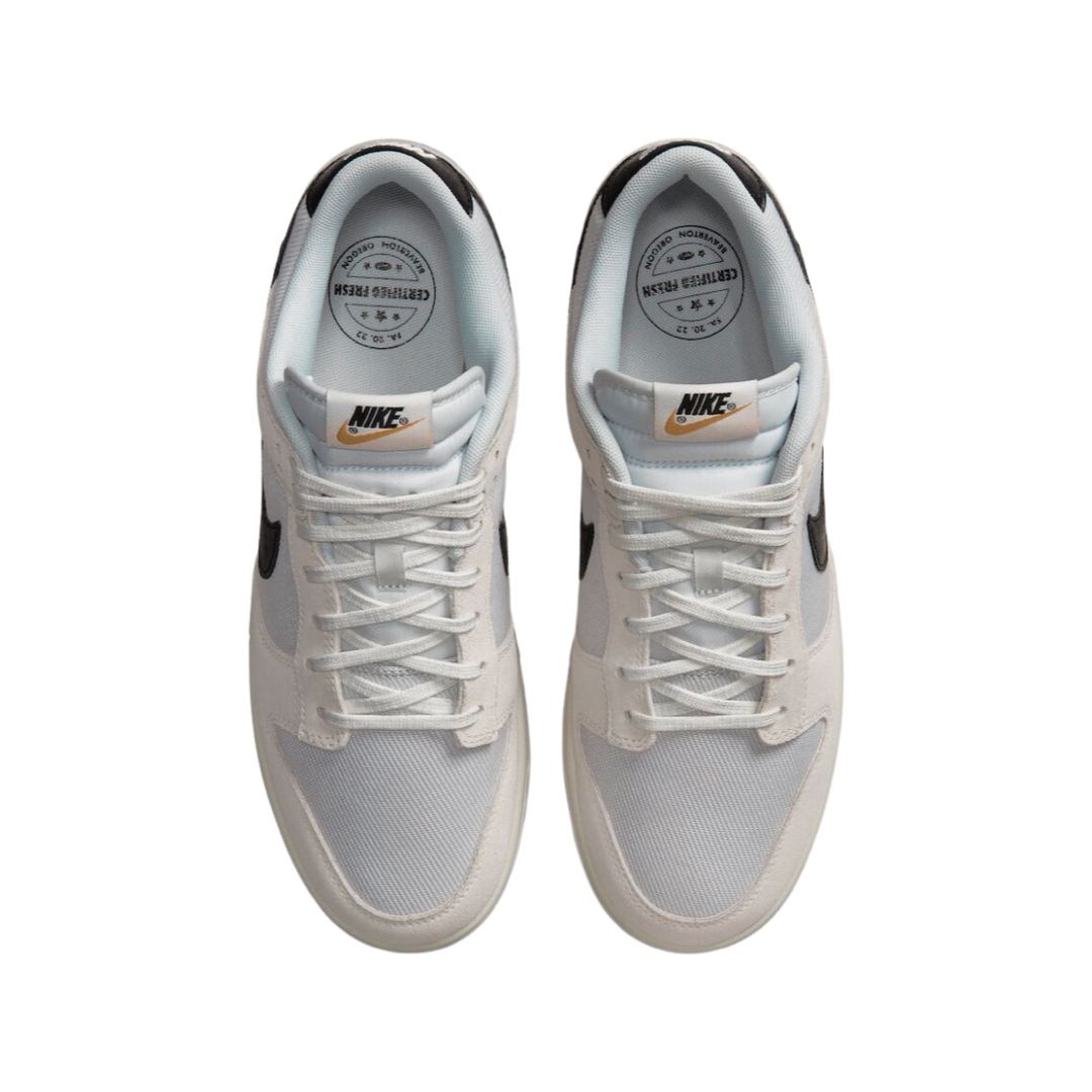 Nike Dunk Low Men's Sneakers - Photon Dust Black & Summit White - Certified Fresh - Perfect for Casual Wear, Street Style & Sneaker Collectors