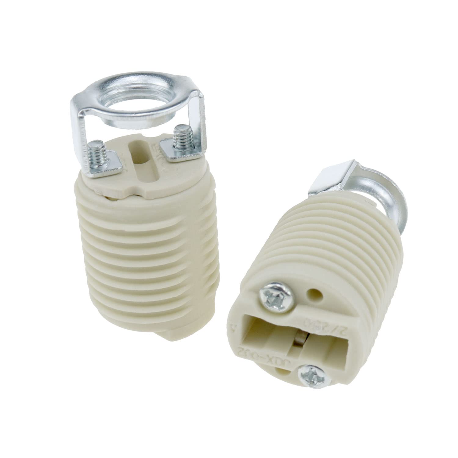 G9 Ceramic Lamp Holder White - 4PCS G9 Bulb Socket for Halogen, LED, and Ceiling Lights - Durable Replacement for Home, Office, and Commercial Lighting