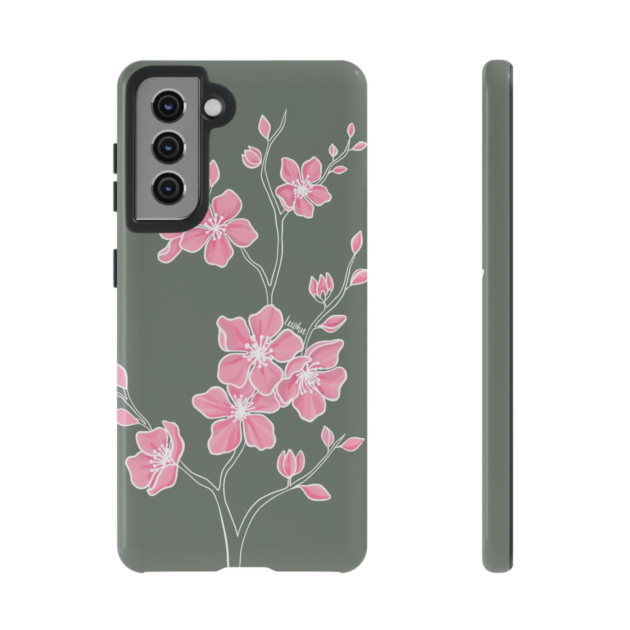 Samsung Galaxy Phone Case with Cherry Blossom Design - Stylish Protective Cover for Everyday Use, Travel & Work