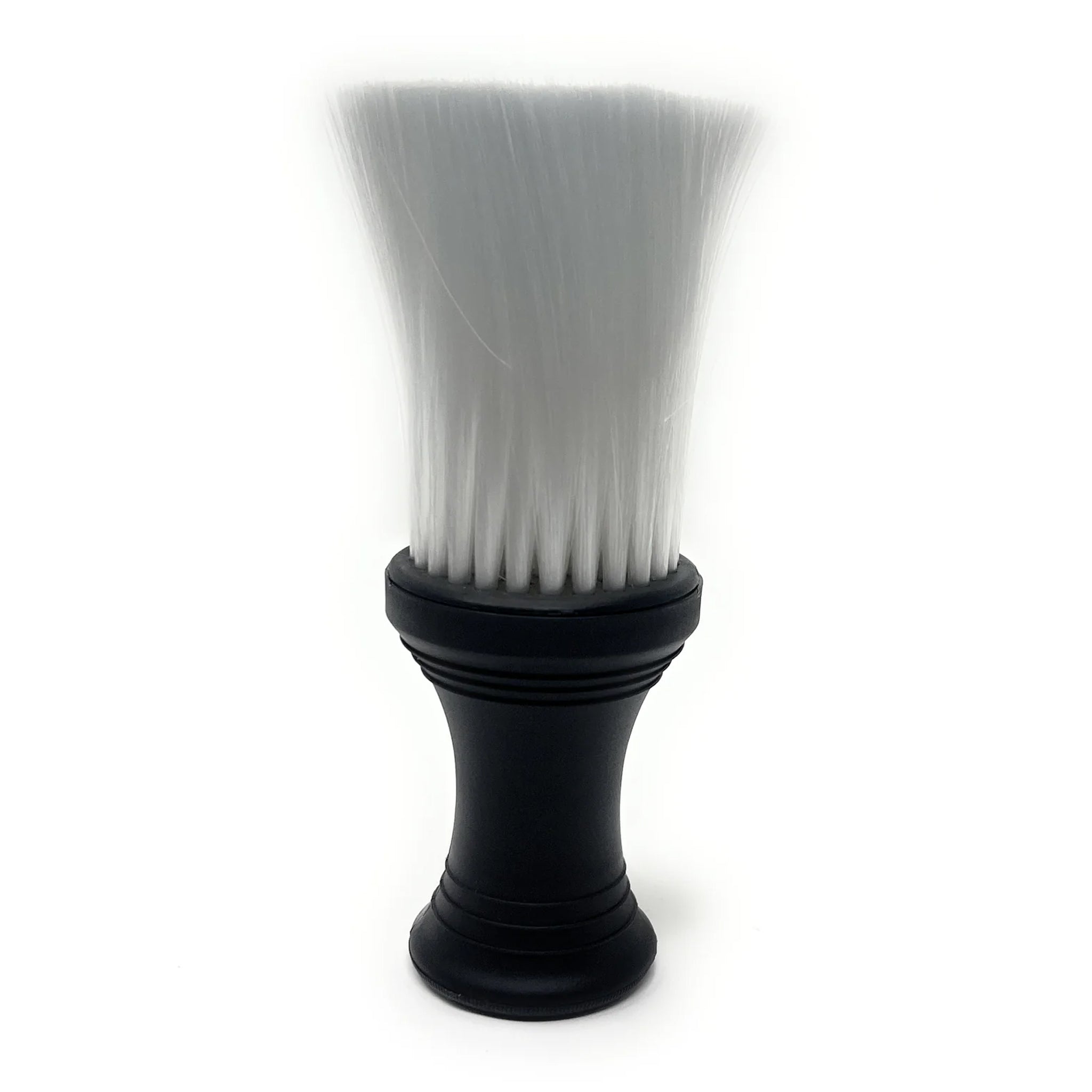 Scalpmaster Professional Barber Brush Neck Duster with Powder Dispenser | Soft Nylon Bristles & Stand-Up Base | Perfect for Haircuts, Styling & Grooming at Salons & Home