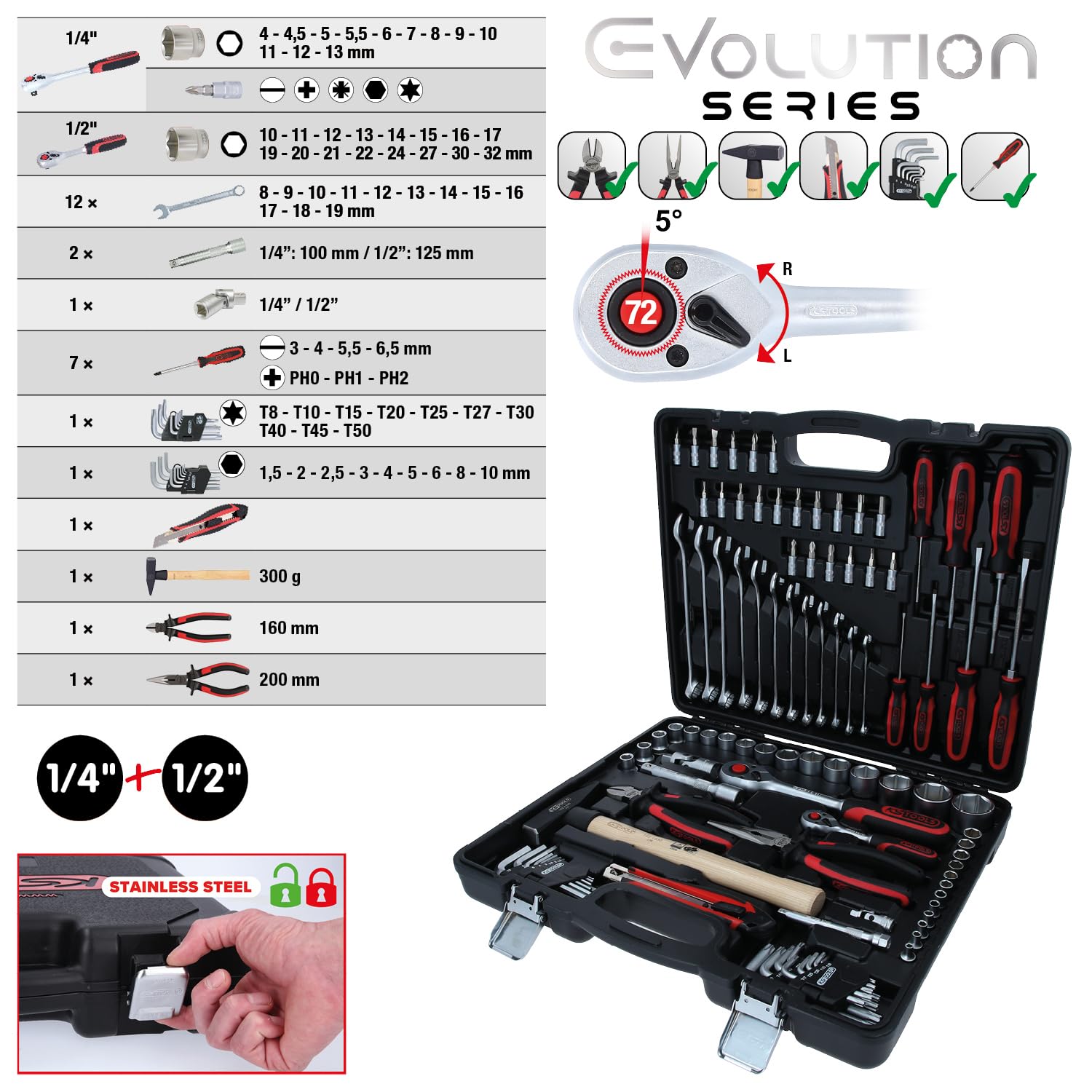 SK Hand Tool 4042146692684 1/4