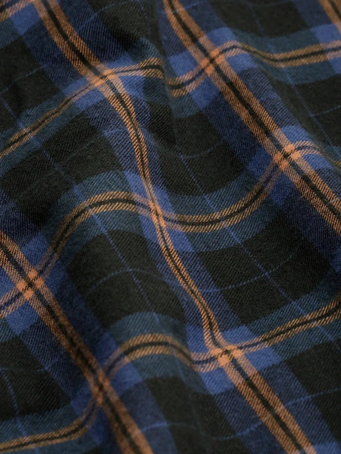 Men's Flannel Shirt in Castanio Check Moss - Soft & Warm Plaid Button-Up for Fall & Winter - Perfect for Outdoor Camping, Hiking, and Casual Wear