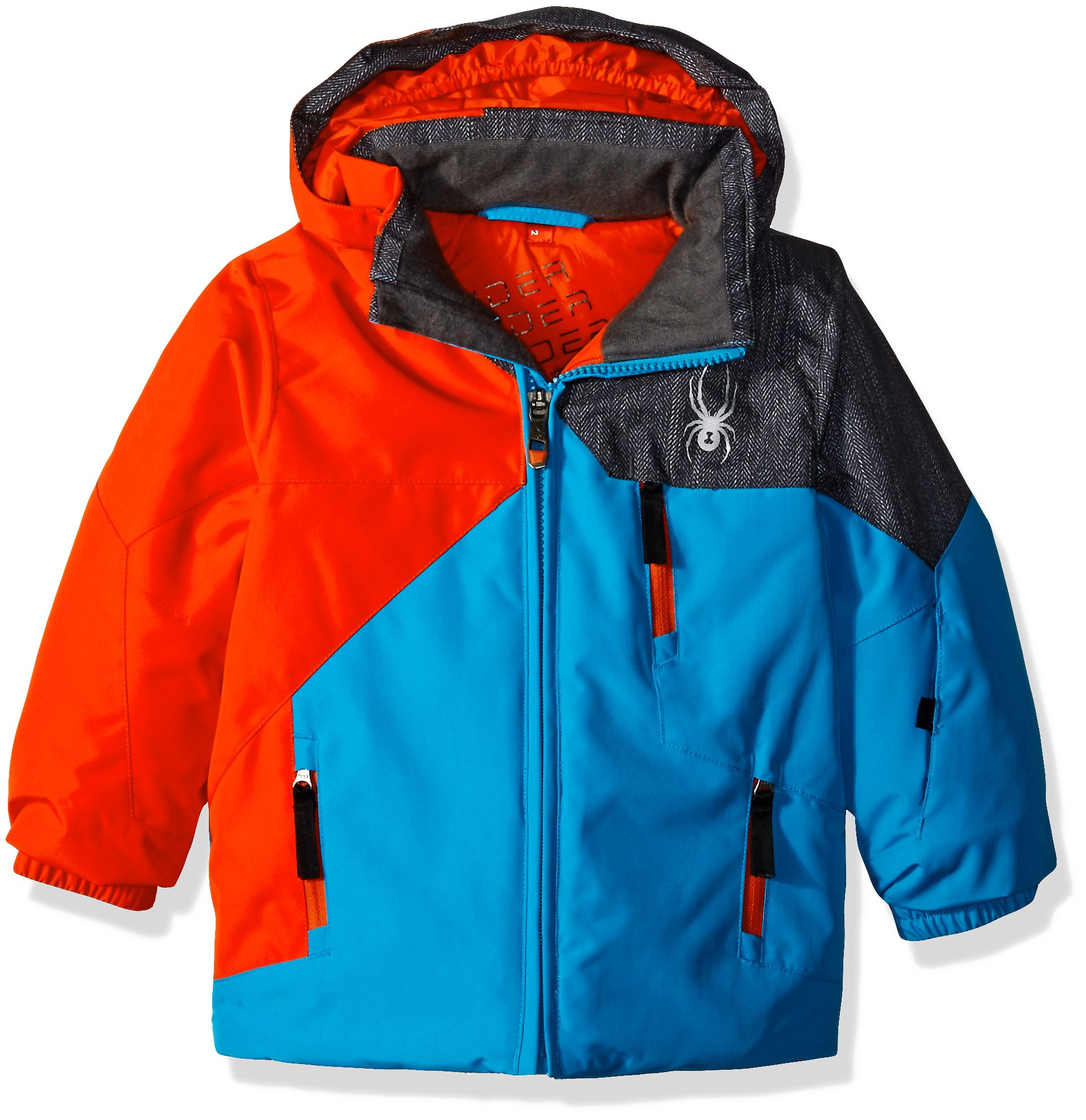 Spyder Boys Mini Ambush Jacket - Waterproof Winter Jacket for Kids, Lightweight Insulated Snow Coat - Perfect for Skiing, Snowboarding & Outdoor Winter Activities
