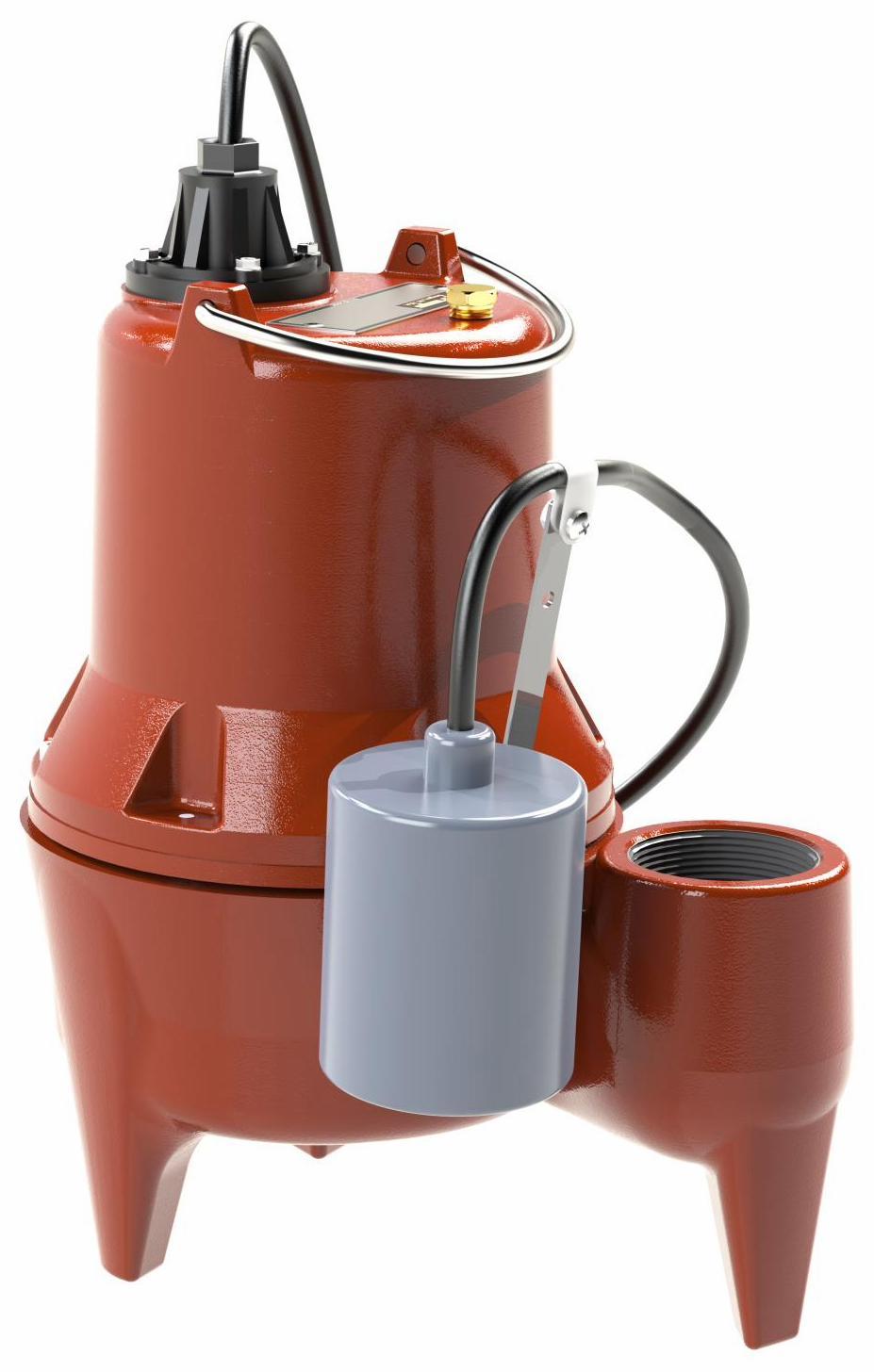 **Liberty Pumps LE41A 2 4/10 HP 1 Phase 115V Automatic Sewage Pump with 25' Cord - Ideal for Basement, Crawl Space & Sump Pump Applications**
