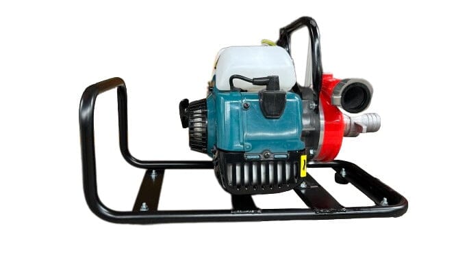 AIKO WP 100G 100cc 2-Stroke Gasoline Portable Fire Fighting Water Pump - High Pressure Fire Extinguisher for Emergency, Wildfire Protection & Farm Irrigation