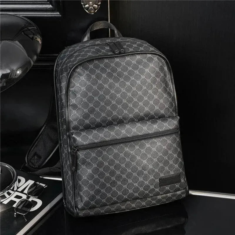 Durable Men's Work & School Backpack - Waterproof Laptop Backpack with USB Charging Port for College, Office & Travel