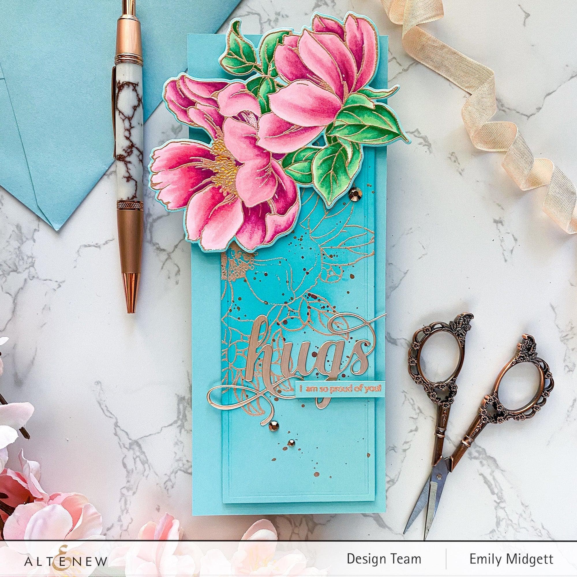 Premium Peonies & Add-On Die Bundle for DIY Garden Crafts – Perfect for Scrapbooking, Card Making, and Floral Arrangements