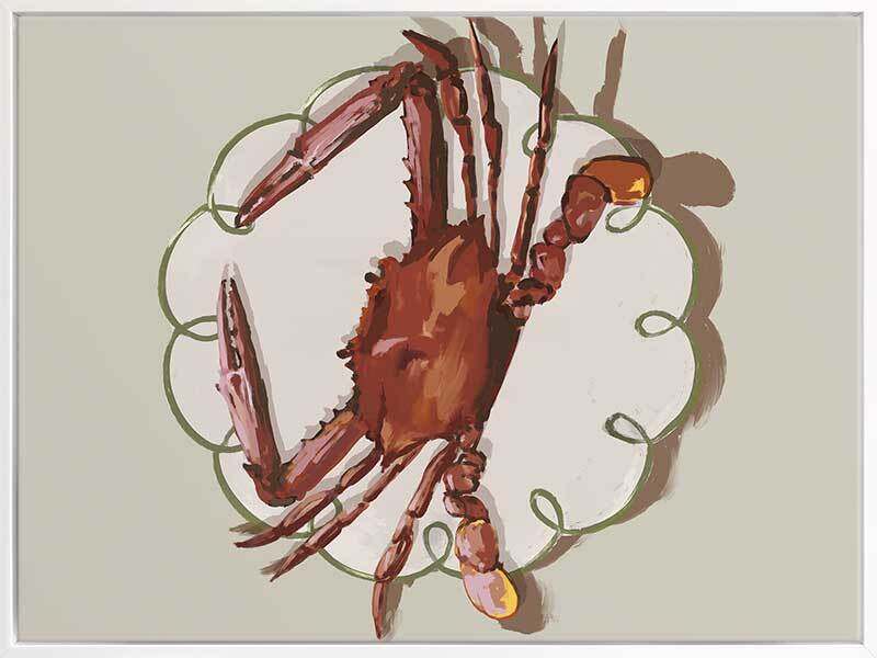 Stylish Crustacean Beige Canvas Art Print - Perfect for Living Room, Bedroom & Office Wall Decor