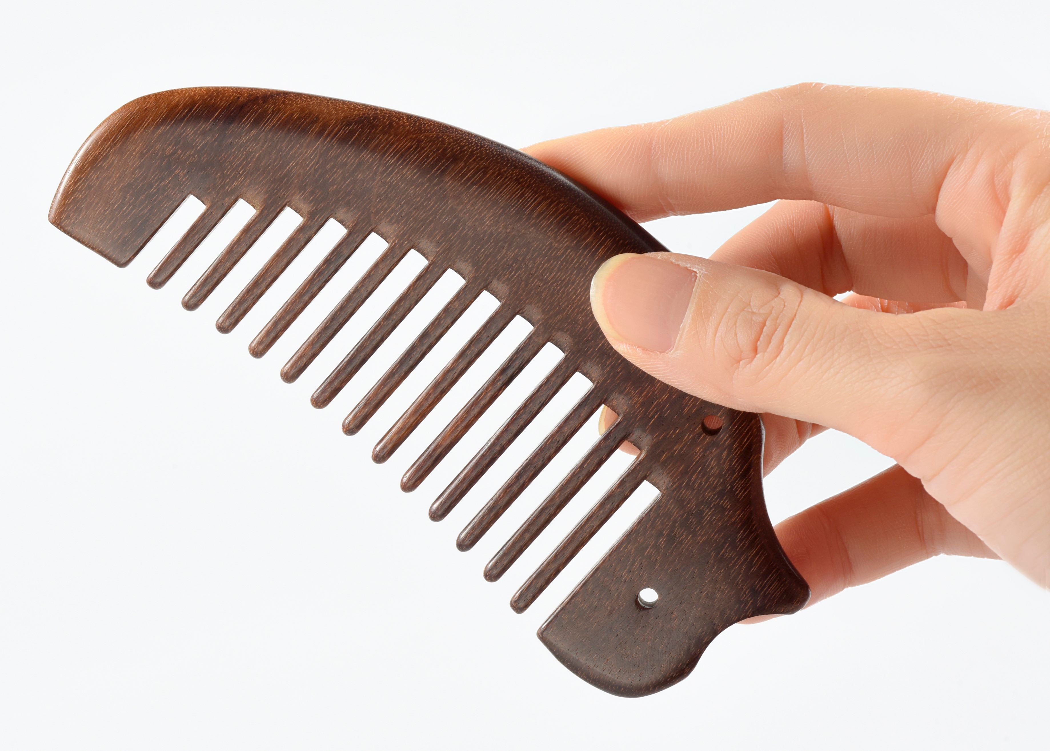 Stylish Couple Hair Combs Set - Matching Wooden Hair Accessories for Him & Her - Perfect for Weddings, Date Nights & Romantic Gifts