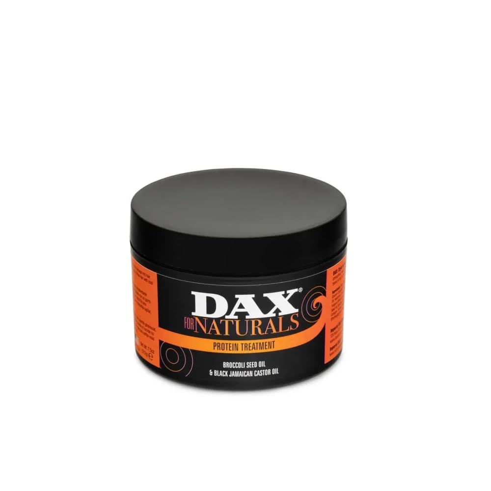 Dax For Naturals Protein Treatment - 2 Pack | Deep Conditioning Hair Mask for Dry, Damaged & Curly Hair | At-Home Salon Treatment for Stronger, Healthier Locks