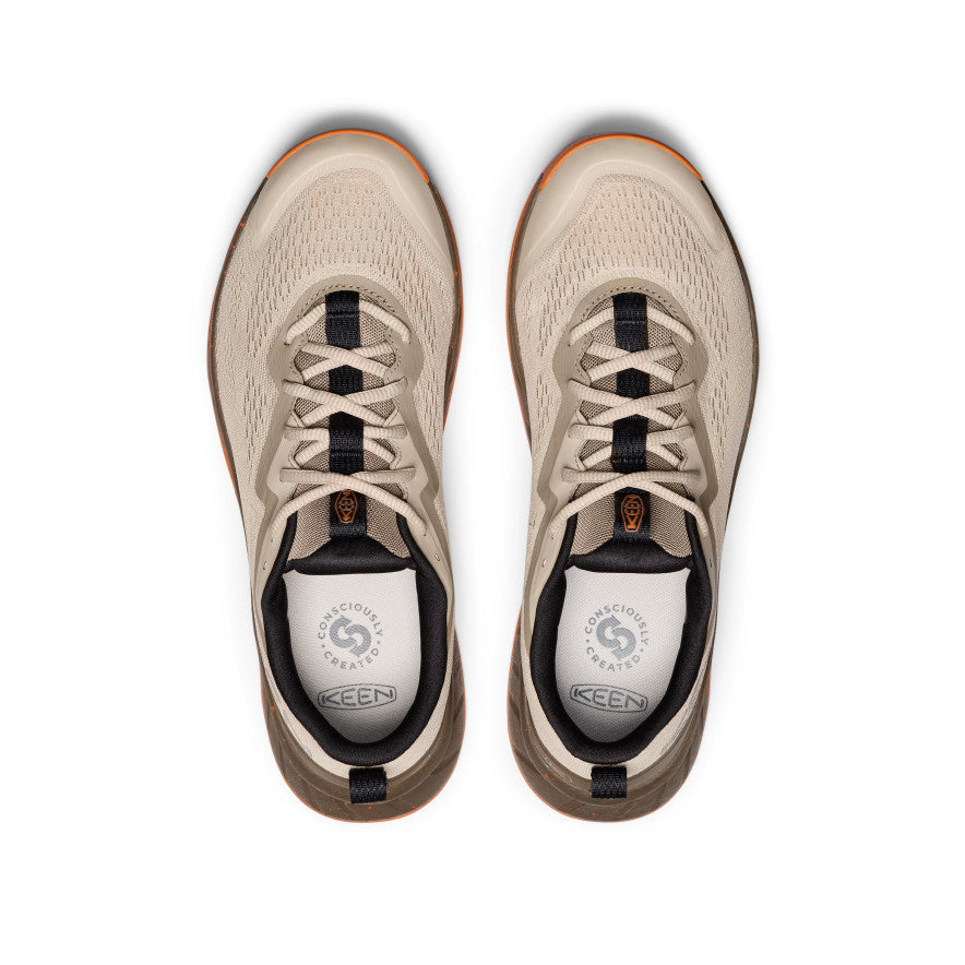 Versacore Men's Speed Running Shoes - Lightweight & Breathable Plaza Taupe/Gold Flame Sneakers for Jogging, Gym Workouts & Daily Wear