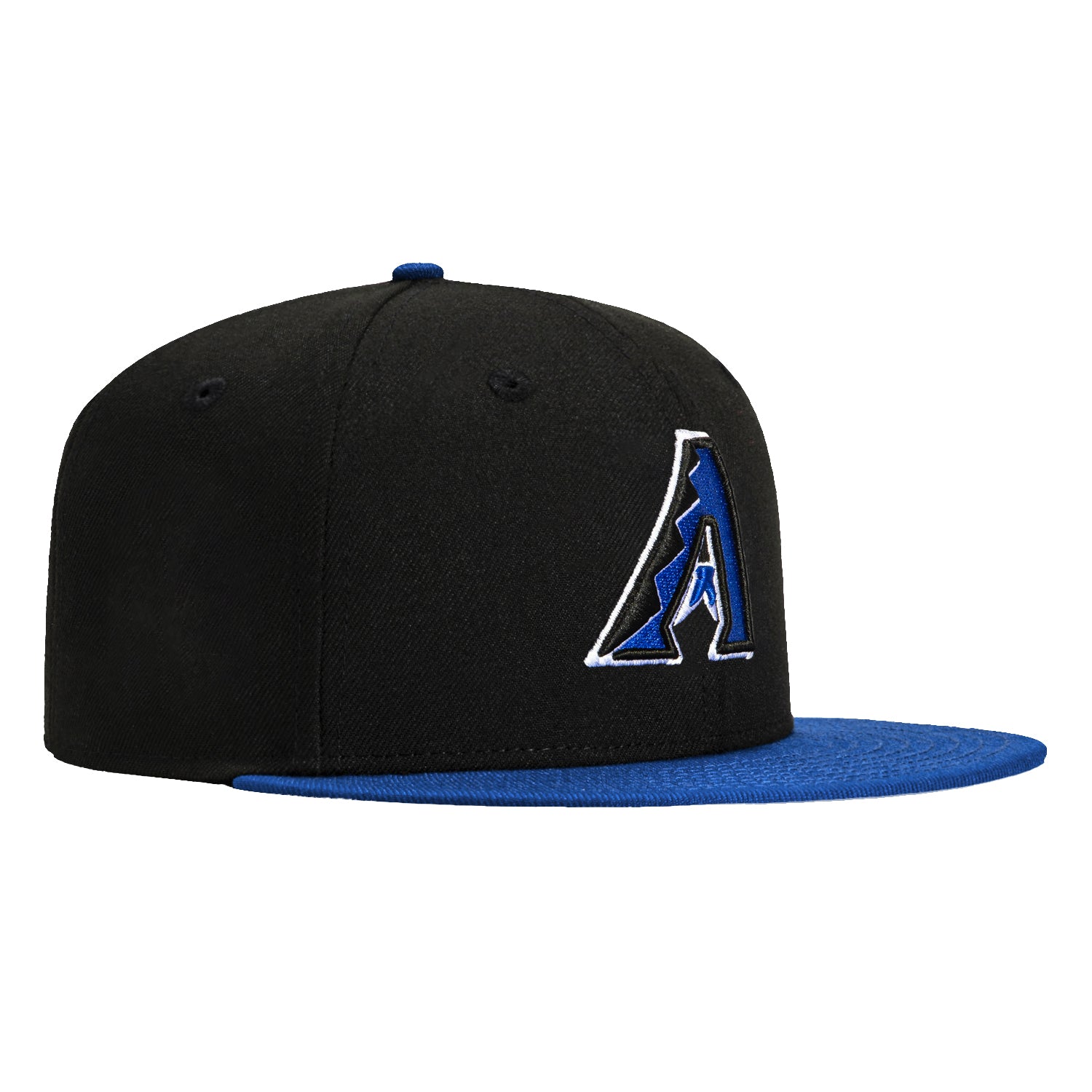 New Era 59Fifty MLB Arizona Diamondbacks Snapback Baseball Cap - Black/Royal/White Color Options - Perfect for Baseball Games, Sports Fans & Streetwear Fashion
