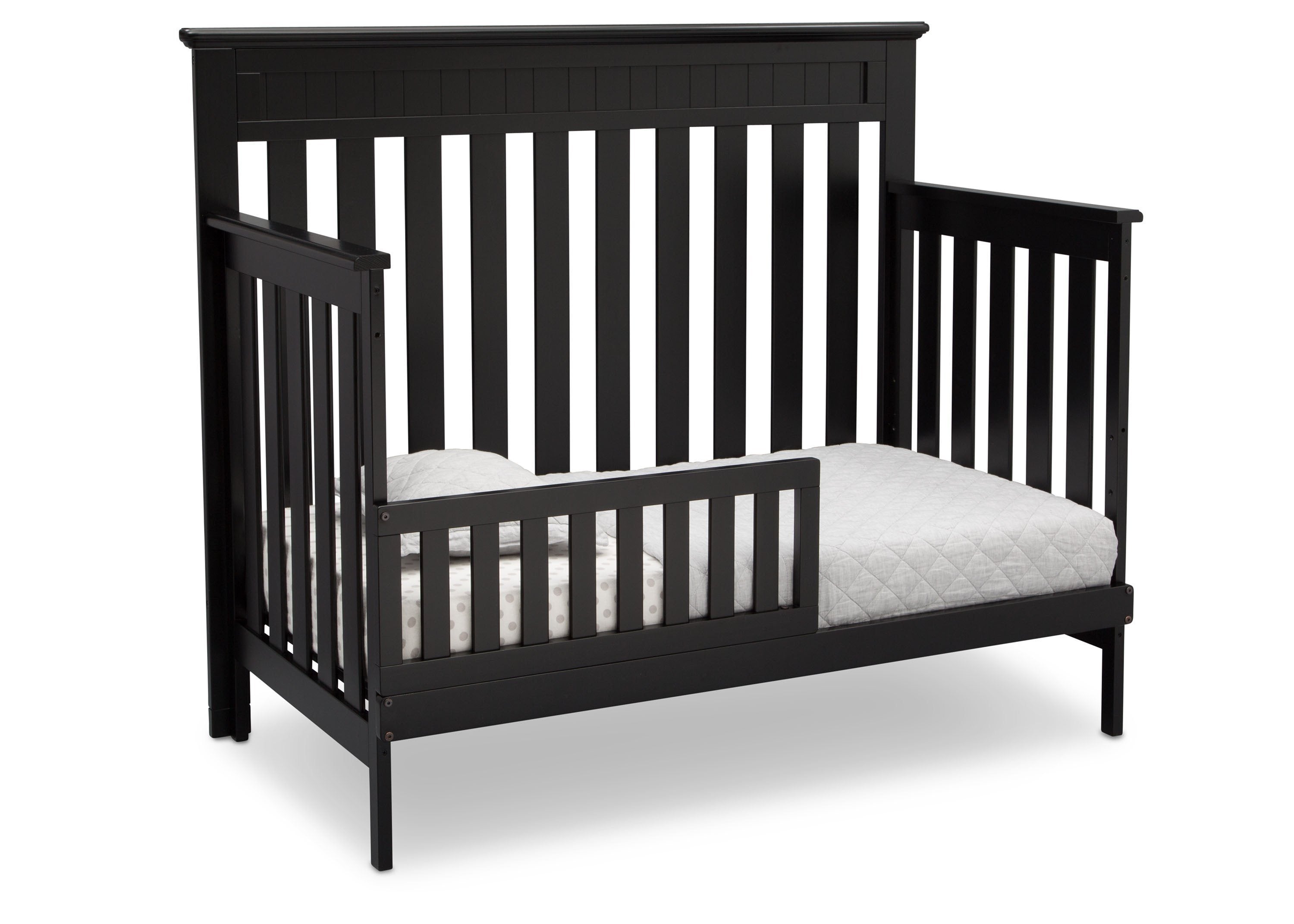 Chalet 4-in-1 Convertible Baby Crib with Toddler Bed, Daybed & Full-Size Frame - Safe Nursery Furniture for Newborns to Teens | Perfect for Small Spaces & Modern Nurseries