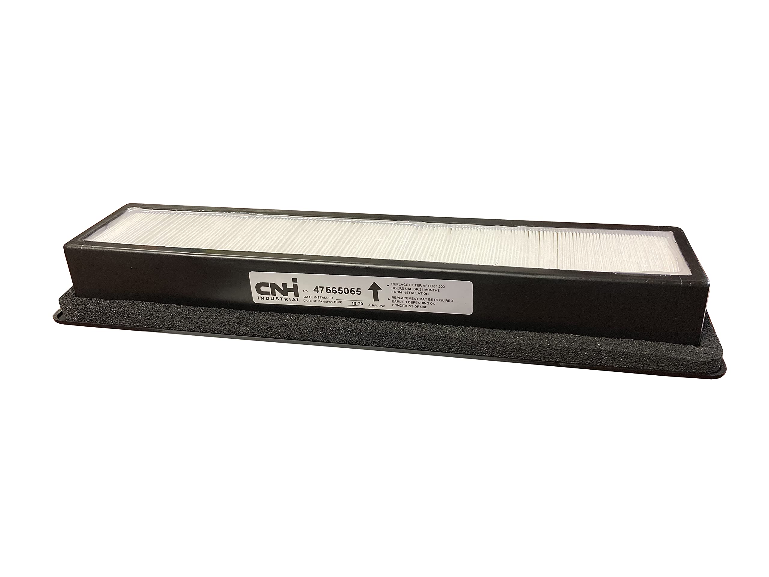 Genuine CNH OEM Cab Air Filter 47565055 - Replacement for Tractor & Heavy Equipment - Improves Air Quality in Farming & Construction