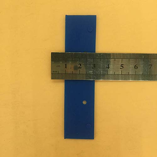 Epson DX5 DX7 Printhead Replacement Parts - 2Pcs Blue & 2Pcs Black Soft Rubber Blade Wipers for PRTA10187 Cleaning Unit | Compatible with UV Solvent Inkjet Printers | Perfect for Office & Commercial Printing Maintenance