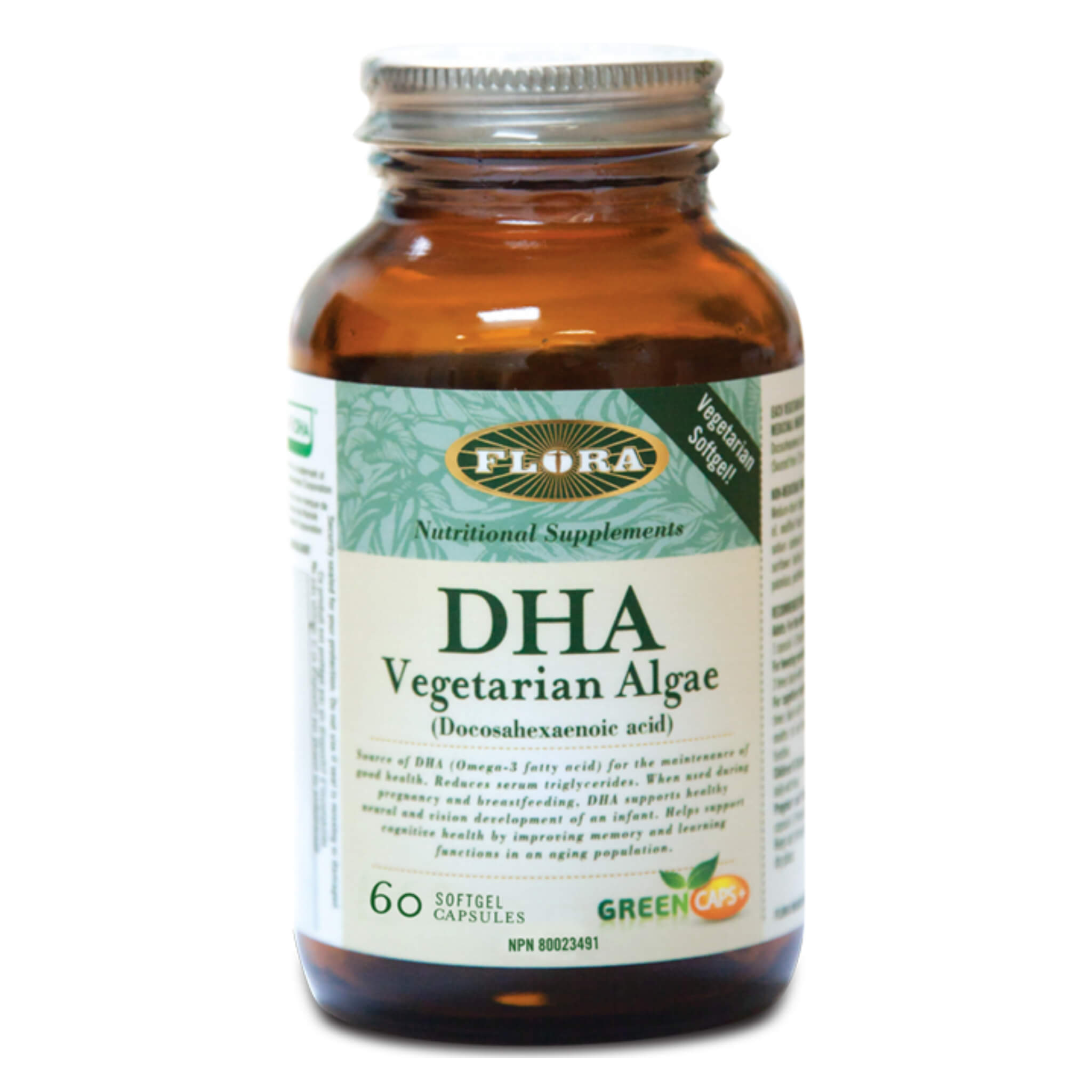 Best Vegetarian DHA Algae Oil Supplement for Brain Health & Pregnancy - Vegan Omega-3 Fatty Acids for Kids & Adults - Supports Memory, Focus & Eye Health - Ideal for Prenatal Care & Cognitive Development