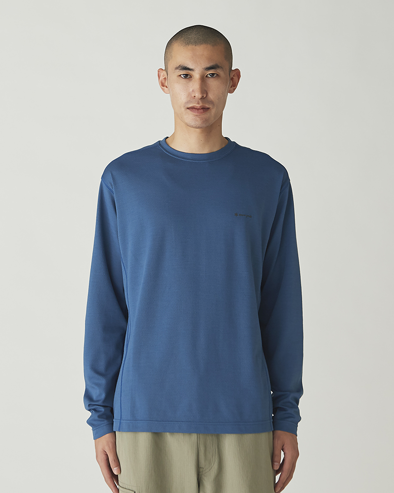 PE/WO Hybrid Long Sleeve T-Shirt for Men - Moisture Wicking Workout & Outdoor Activities
