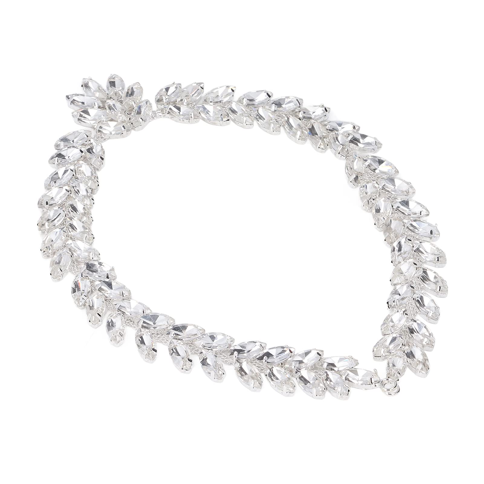 Premium Rhinestone Applique Trim - Sparkling DIY Embellishment for Belts, Dresses & More | Perfect for Costumes, Wedding Attire & Fashion Accessories