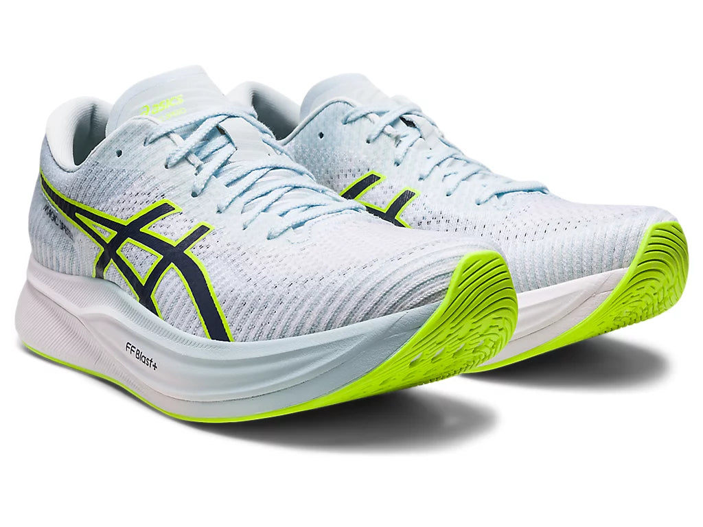ASICS Women's MAGIC SPEED 2 Running Shoes - Sky/Midnight Color - Lightweight Performance Sneakers for Road Running, Training & Marathon Racing