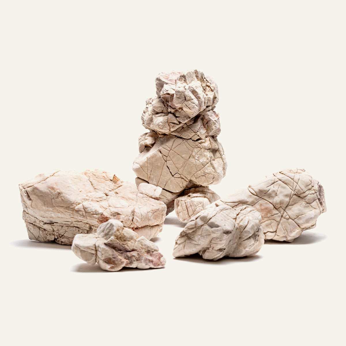 Natural White Elephant Skin Stone - Healing Crystal for Meditation, Reiki & Energy Balancing | Perfect for Home Decor, Yoga Spaces & Spiritual Gifts