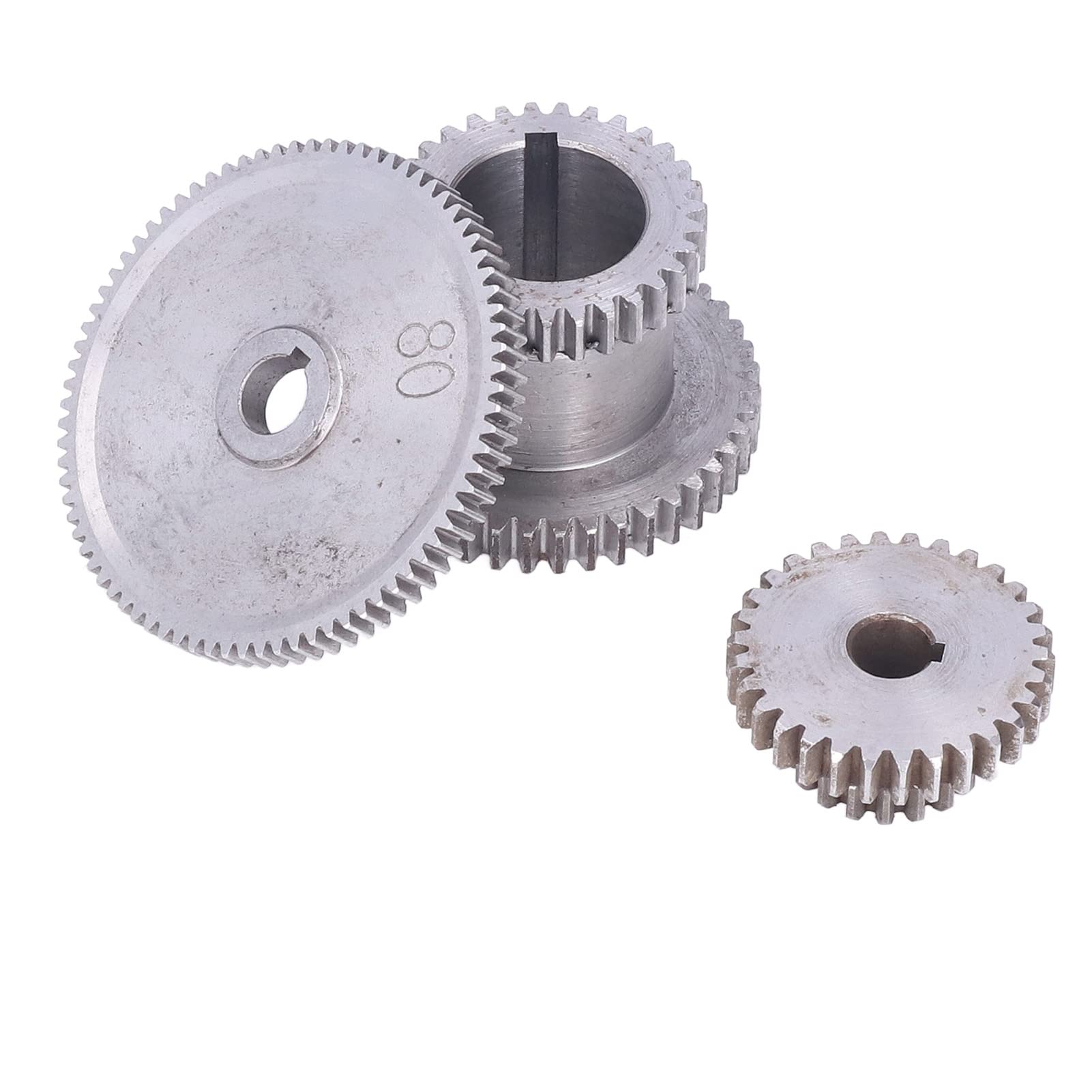 Metal Gear Kit - Mini Gears Set for CJ0618 Lathe Cutting Machine | Multiple Sizes | Replacement Parts for Metalworking & DIY Projects