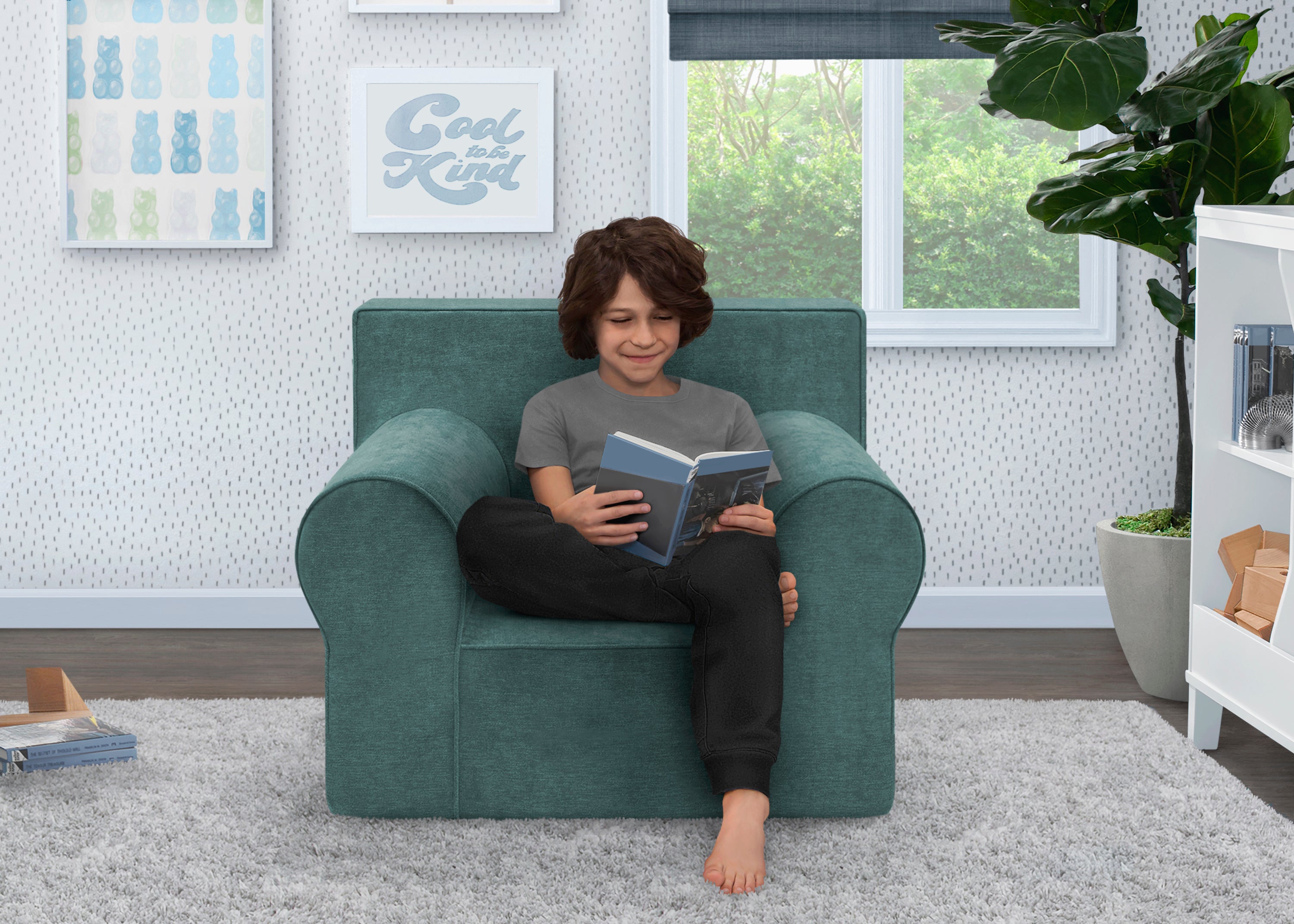 XL Cozee Foam Chair for Kids - Soft & Comfortable Floor Seating for Ages 18 Months to 12 Years - Perfect for Playrooms, Bedrooms & Reading Nooks