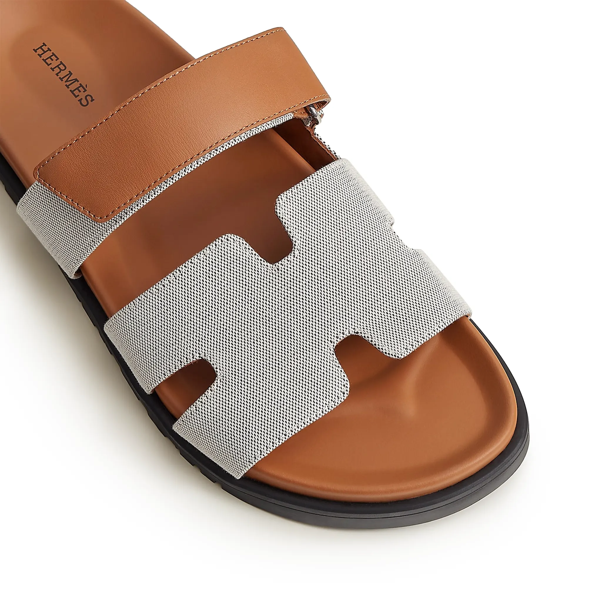 Hermès Paris Chypre Plum Natural Leather Sandals for Women - Luxury Summer Fashion Footwear for Beach, Vacation & Casual Outings