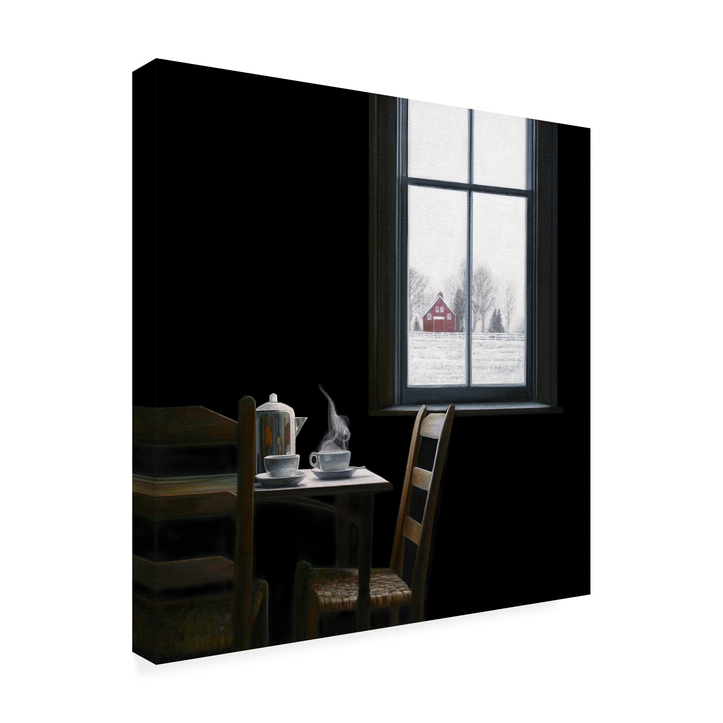 Karen Hollingsworth 'Pause' Canvas Wall Art Print - Modern Home Decor for Living Room, Bedroom & Office - Trademark Fine Art Collection