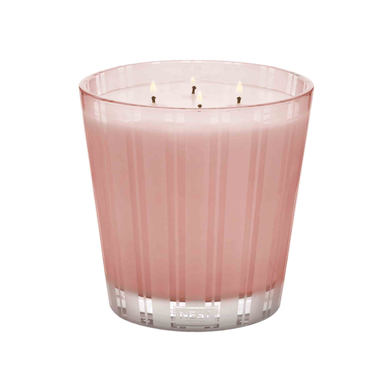 Himalayan Salt & Rosewater Scented Candle - Natural Aromatherapy for Relaxation, Meditation & Home Decor