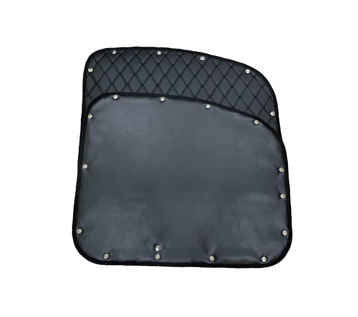 Freightliner Classic/XL/FLD 120/FLD 132 Sleeper Window Curtains - Black Set of 2 for Upper Bunk Windows | Truck Cab Privacy Shades & Sun Blocking for Rest Areas