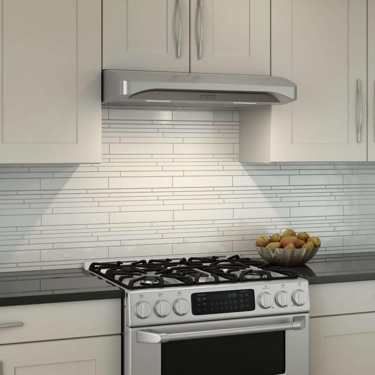Broan Elite Alta II Series 30-Inch Convertible Under Cabinet Range Hood | Stainless Steel & Black Options | Powerful Kitchen Ventilation for Cooking, Grilling & Baking (Model ALT230)